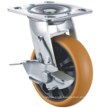 4 5 6 8 inch caster heavy duty 200/250/300/350kgs load capacity swivel polyurethane caster wheels